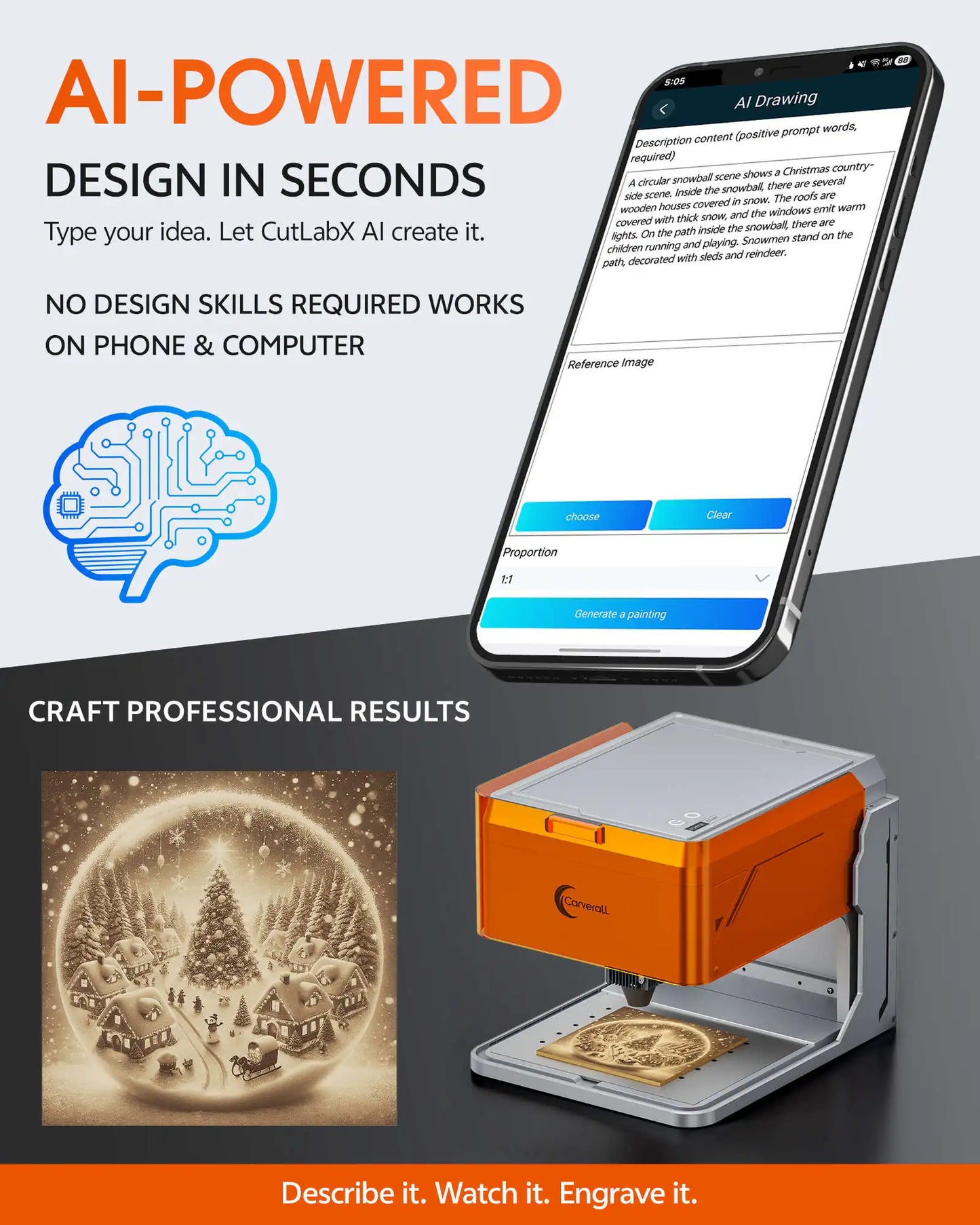 Elevate Your DIY Projects with Our High Precision 10W Desktop Laser Engraver - Perfect for Wood & Leather Cutting and Engraving!