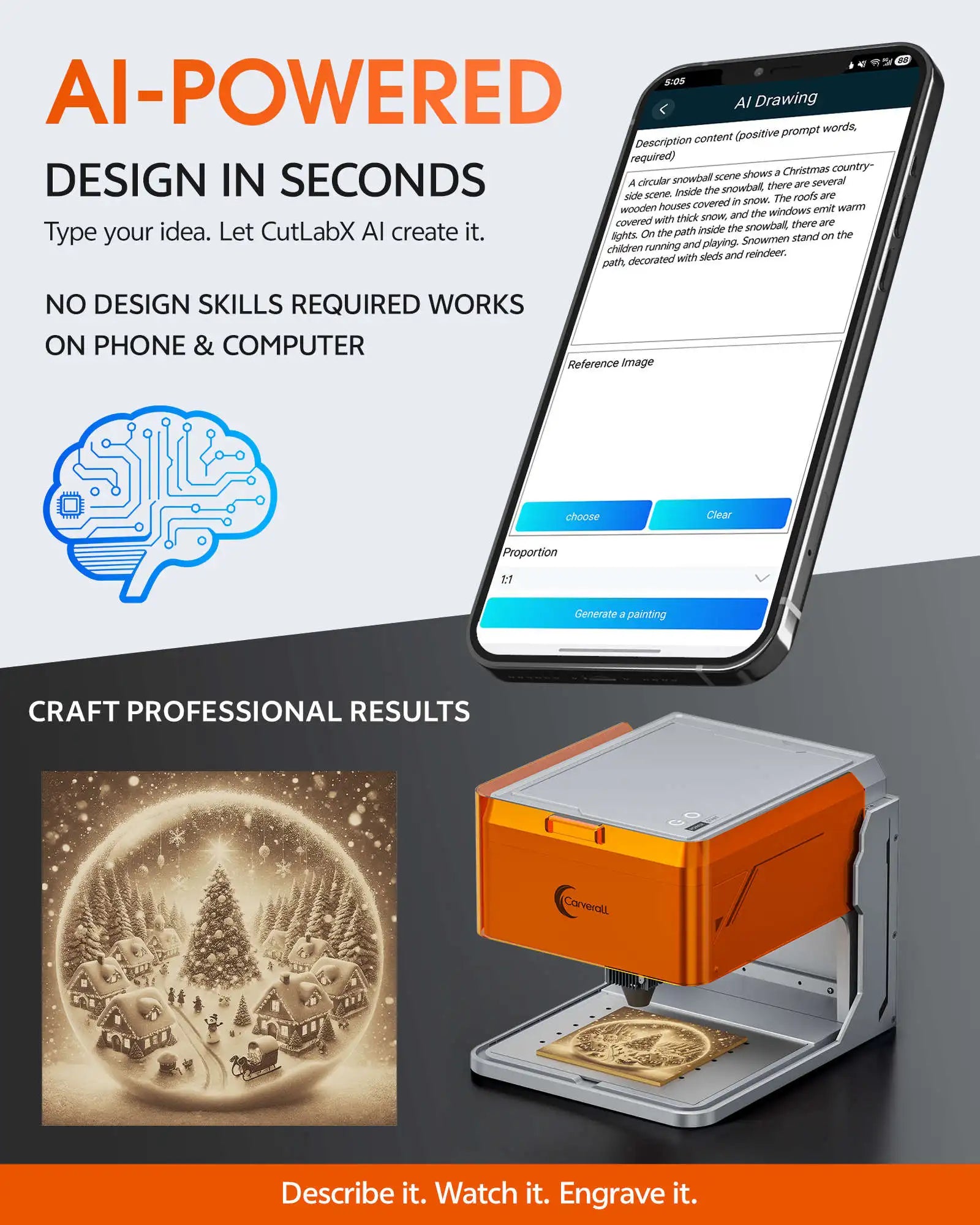 Elevate Your DIY Projects with Our High Precision 10W Desktop Laser Engraver - Perfect for Wood & Leather Cutting and Engraving!