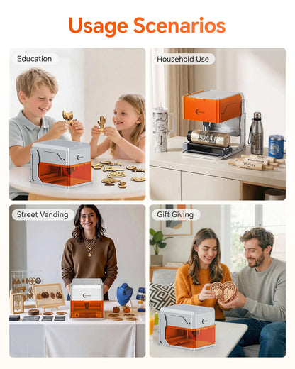 Elevate Your DIY Projects with Our High Precision 10W Desktop Laser Engraver - Perfect for Wood & Leather Cutting and Engraving!