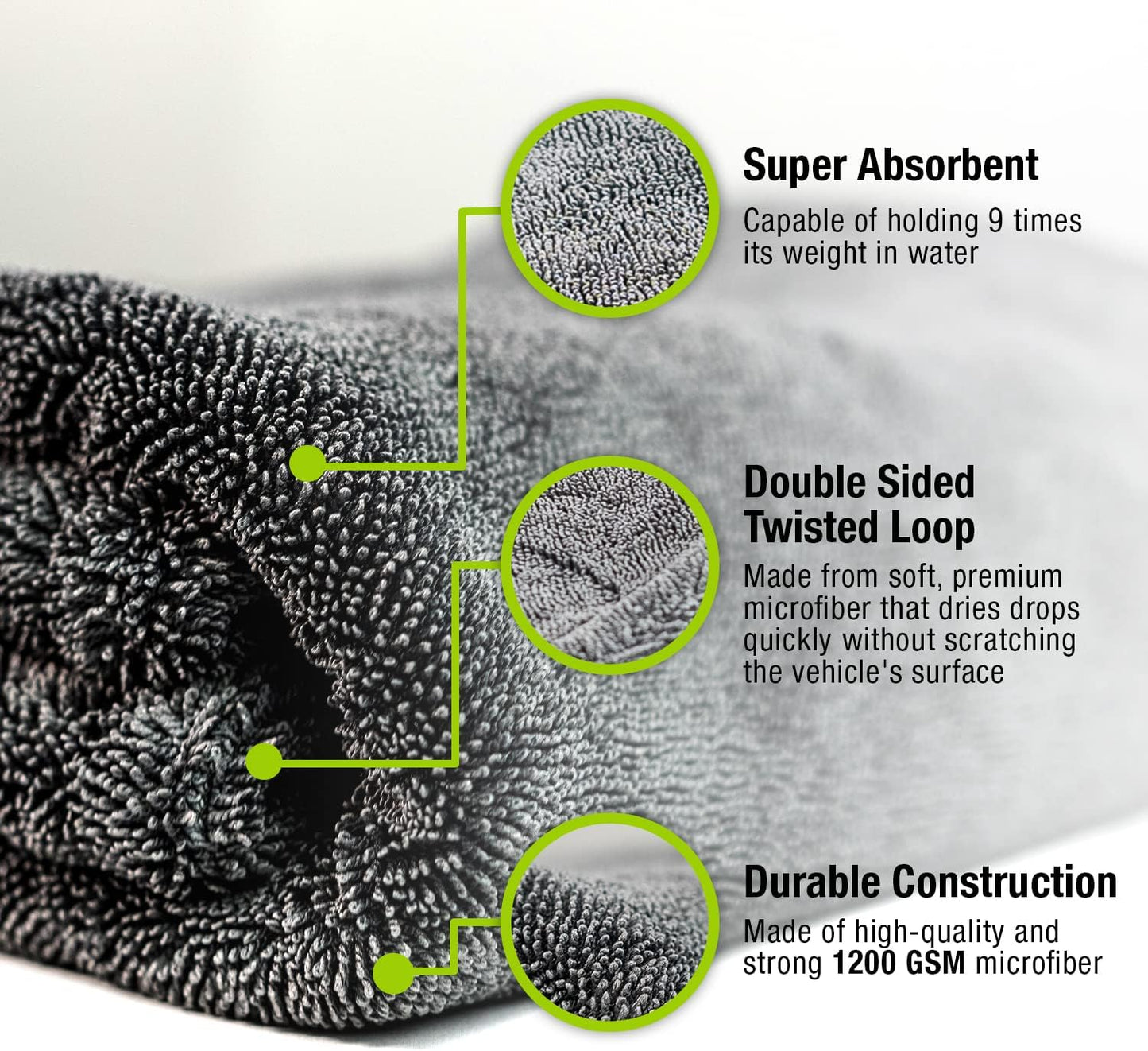 Mega Microfiber Car Drying Towel™